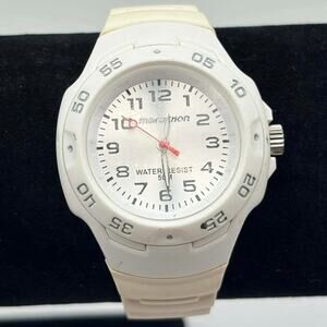 White Marathon Watch